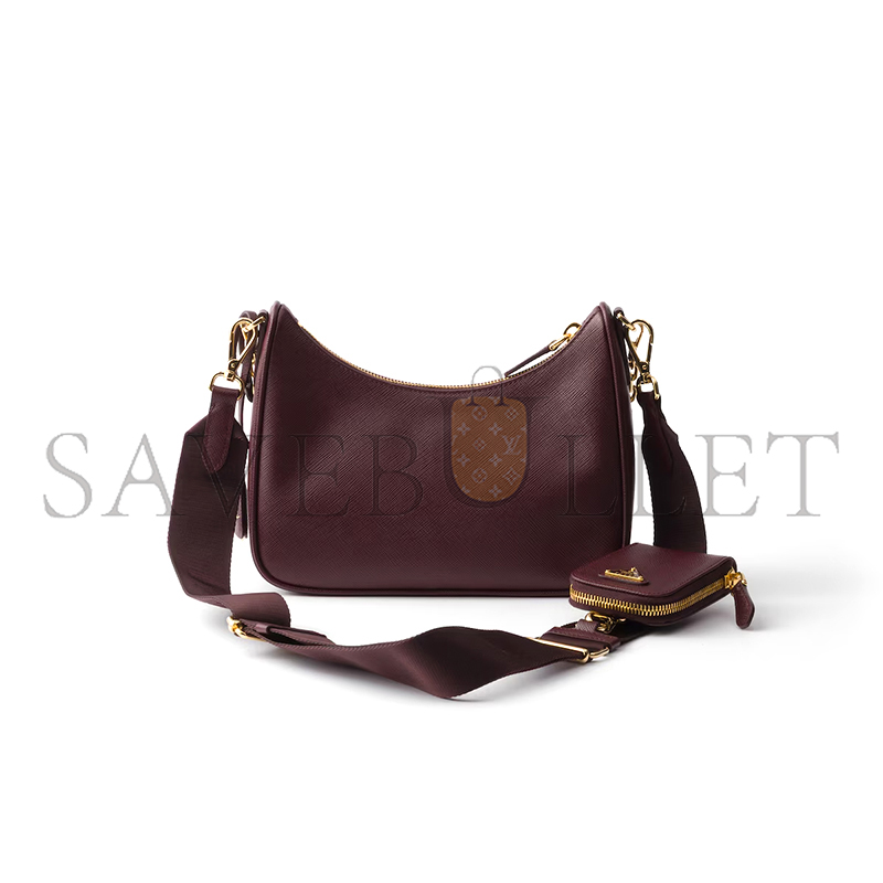 PRADA RE-EDITION 2005 SAFFIANO LEATHER BAG 1BH204 (22*18*6cm)